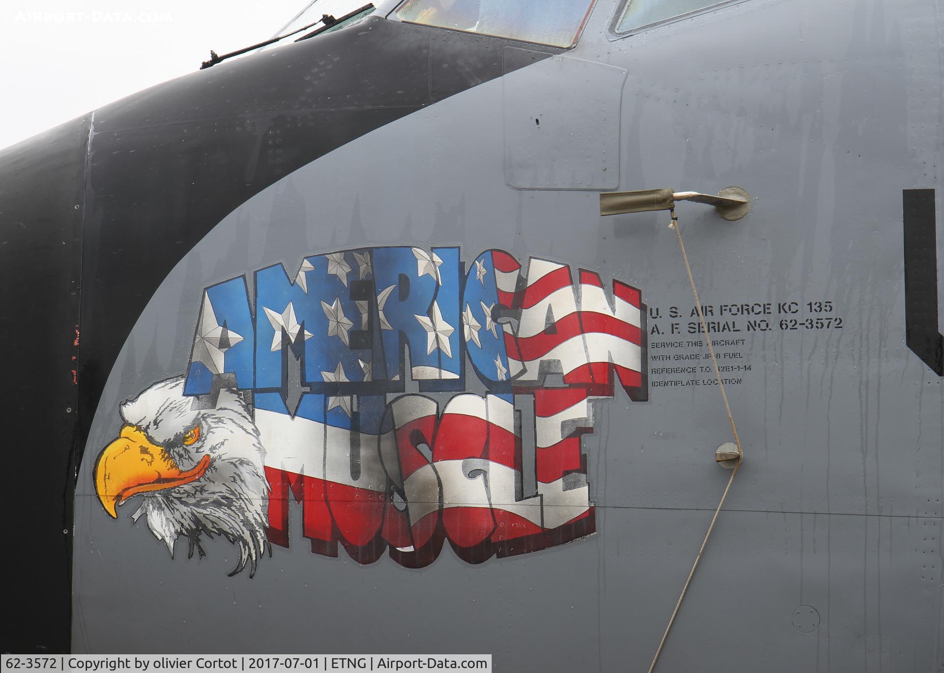 62-3572, 1962 Boeing KC-135R Stratotanker C/N 18555, the nose art