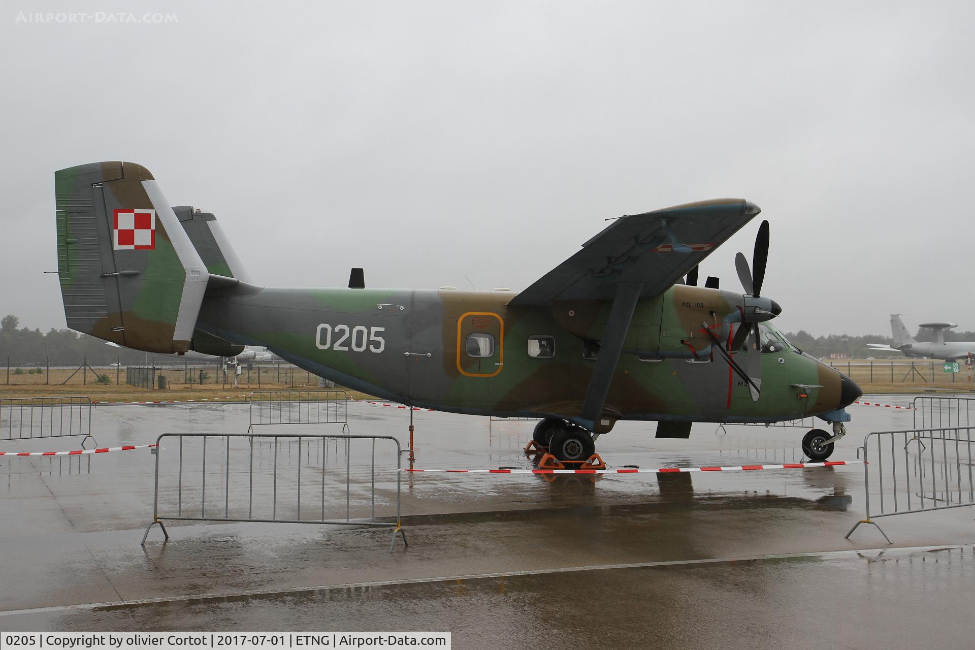 0205, PZL-Mielec M-28B1TD Bryza 1TD C/N AJG002-05, bad weather over Geilenkirchen