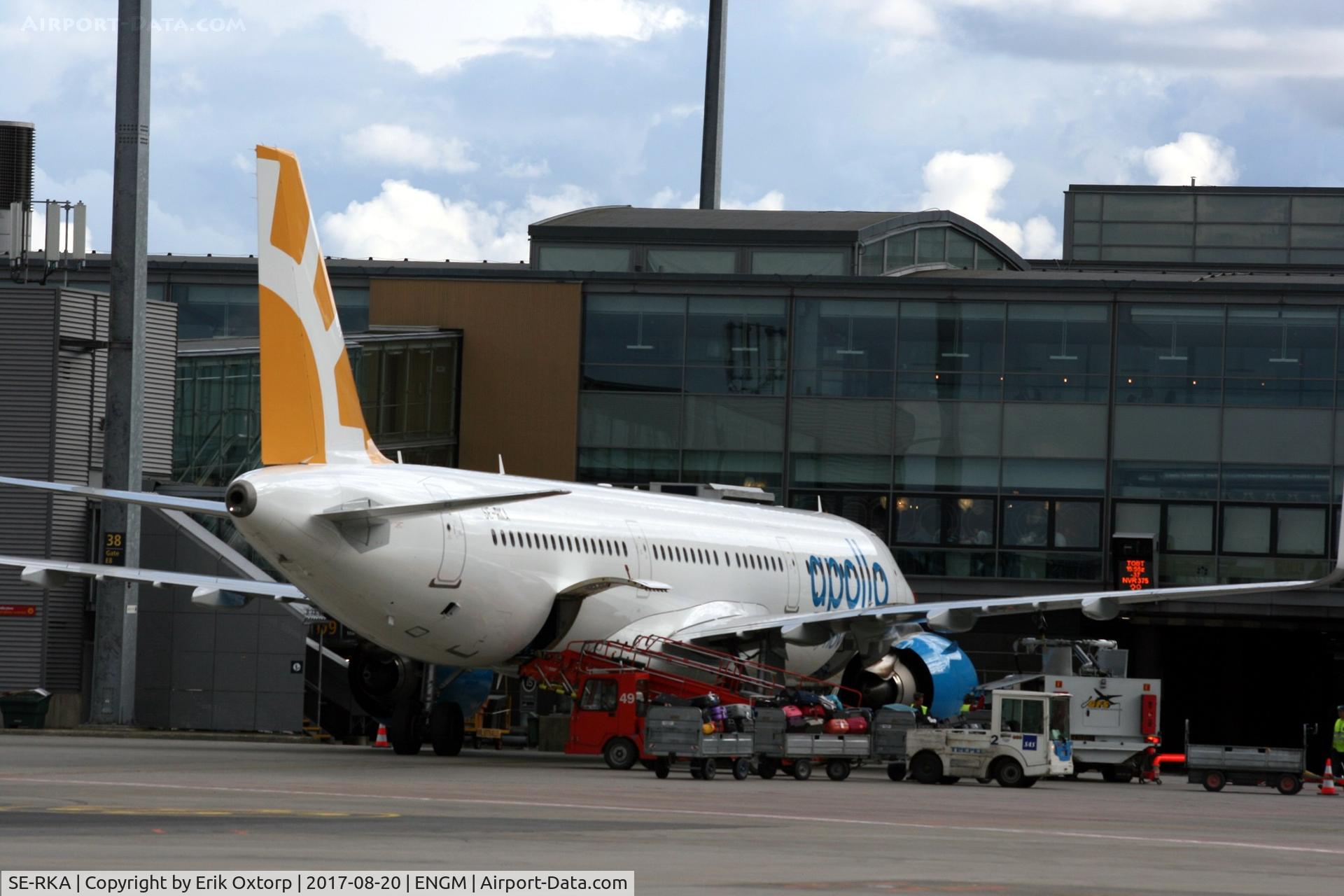 SE-RKA, 2017 Airbus A321-251N C/N 7746, SE-RKA in OSL