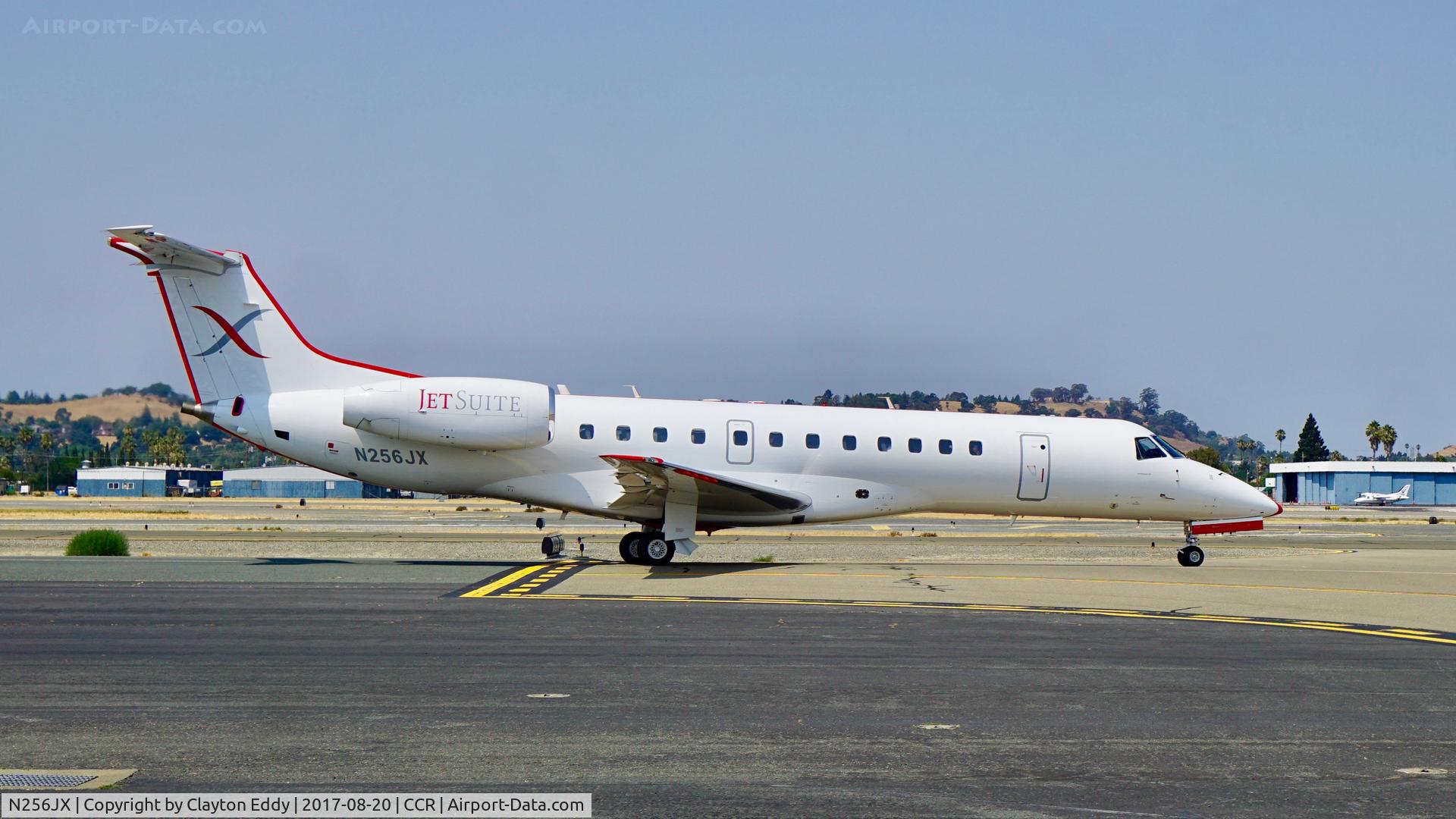N256JX, 2000 Embraer ERJ-135LR (EMB-135LR) C/N 145211, Buchanan Field Concord California. 2017.