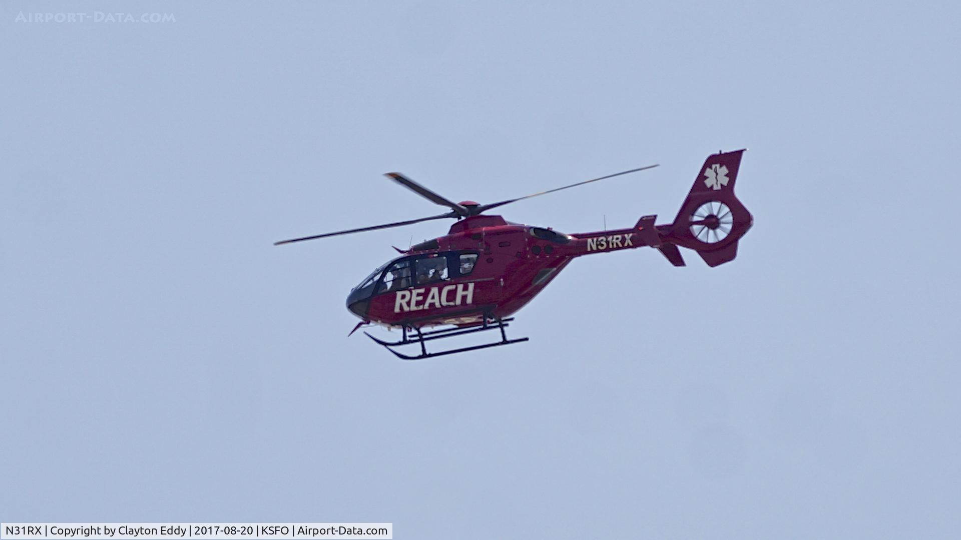 N31RX, 2012 Eurocopter EC-135P2+ C/N 1087, Buchanan Field Concord California. 2017.