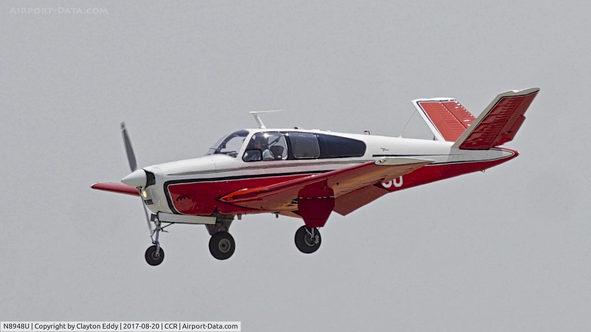 N8948U, 1965 Beech S35 Bonanza C/N D-7945, Buchanan Field Concord California. 2017.