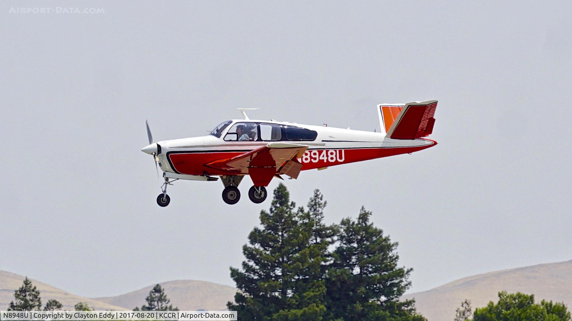 N8948U, 1965 Beech S35 Bonanza C/N D-7945, Buchanan Field Concord California. 2017.