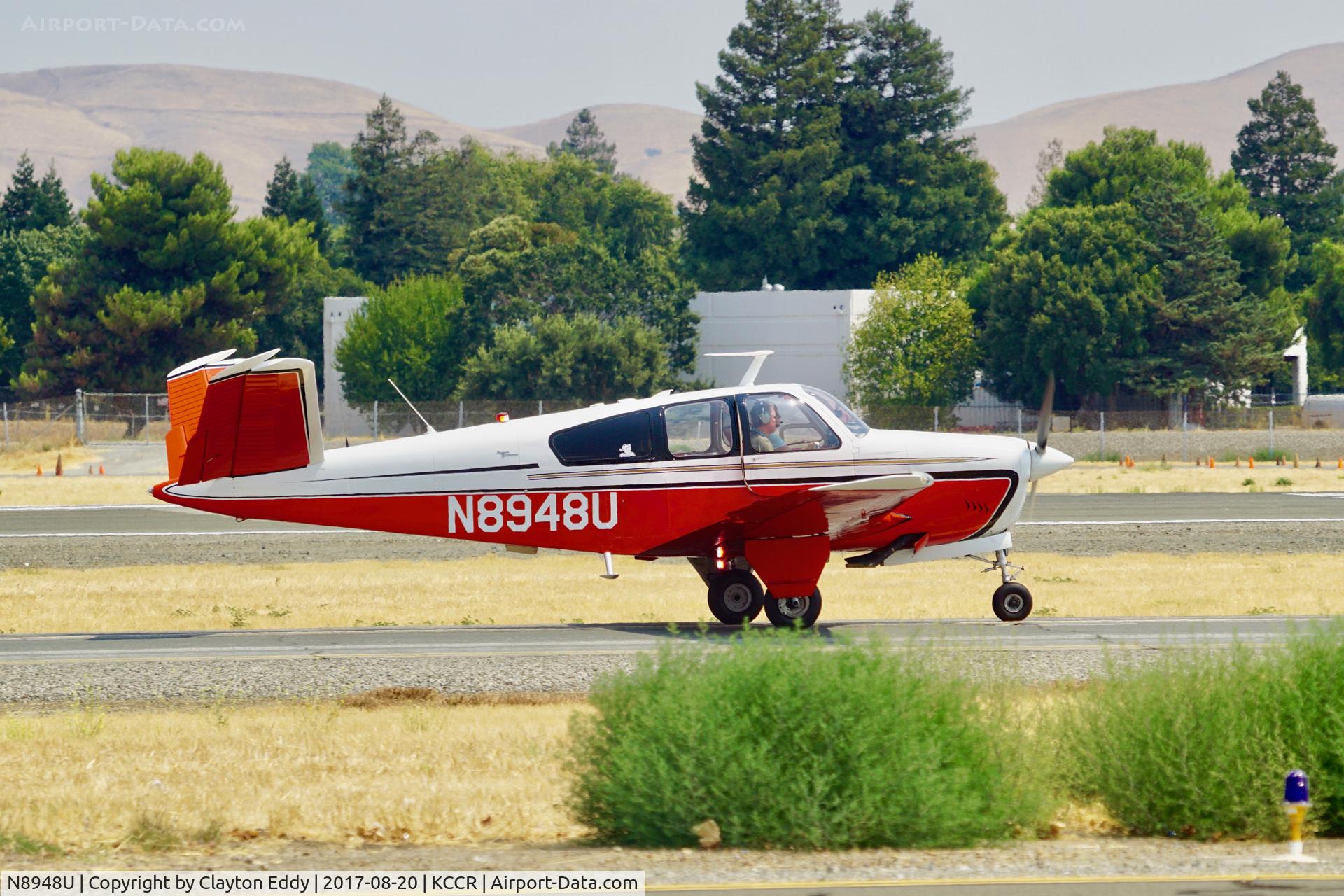 N8948U, 1965 Beech S35 Bonanza C/N D-7945, Buchanan Field Concord California. 2017.