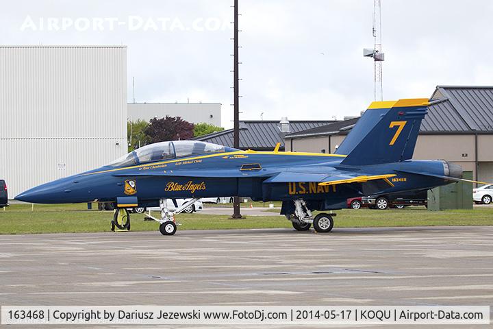 163468, McDonnell Douglas F/A-18D Hornet C/N 0691, F/A-18D Hornet 163468 C/N 0691 from Blue Angels Demo Team  NAS Pensacola, FL