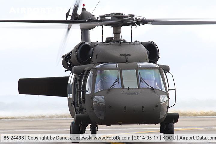 86-24498, 1986 Sikorsky UH-60A Black Hawk C/N 70.993, UH-60A Blackhawk 86-24498  from 2/4th Avn  Quonset Point ANGS, RI