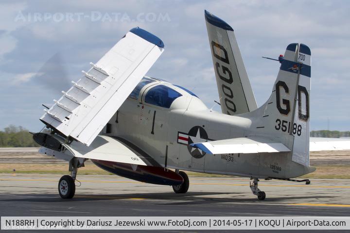 N188RH, 1955 Douglas EA-1E Skyraider C/N 10265 (135188), Douglas EA-1E Skyraider  C/N 135188, N188RH
