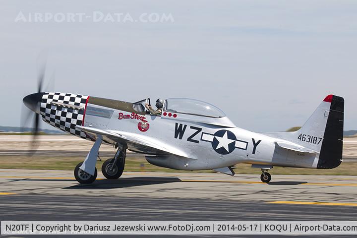 N20TF, 1967 North American (Cavalier) TF-51D Mustang C/N AF67-14866, North American TF-51D Mustang 