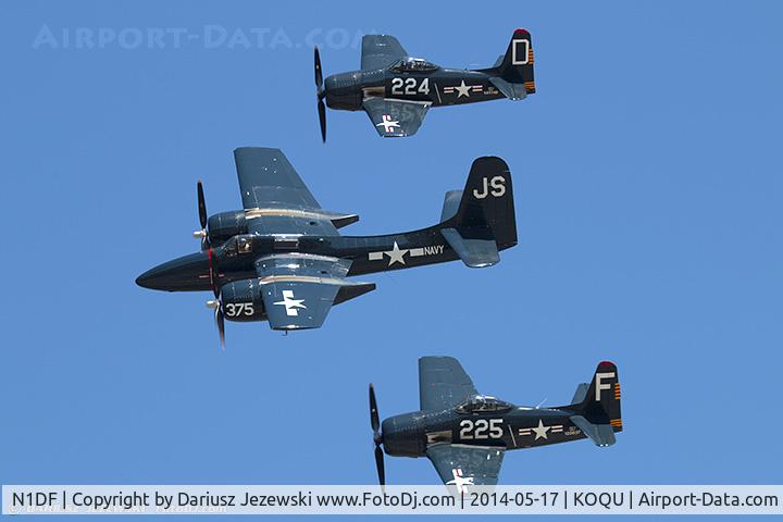 N1DF, 1948 Grumman F8F-2 (G58) Bearcat C/N D.1122, Grumman F8F-2  Bearcat  C/N 121748, N1DF