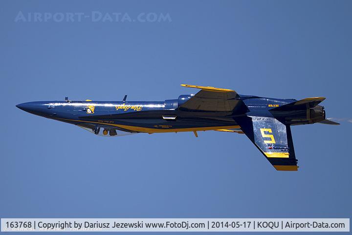 163768, 1989 McDonnell Douglas F/A-18C Hornet C/N 0848/C125, F/A-18C Hornet 163768 C/N 0848 from Blue Angels Demo Team  NAS Pensacola, FL