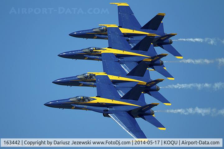 163442, 1987 McDonnell Douglas F/A-18C Hornet C/N 0645/C013, F/A-18C Hornet 163442 C/N 0645 from Blue Angels Demo Team  NAS Pensacola, FL