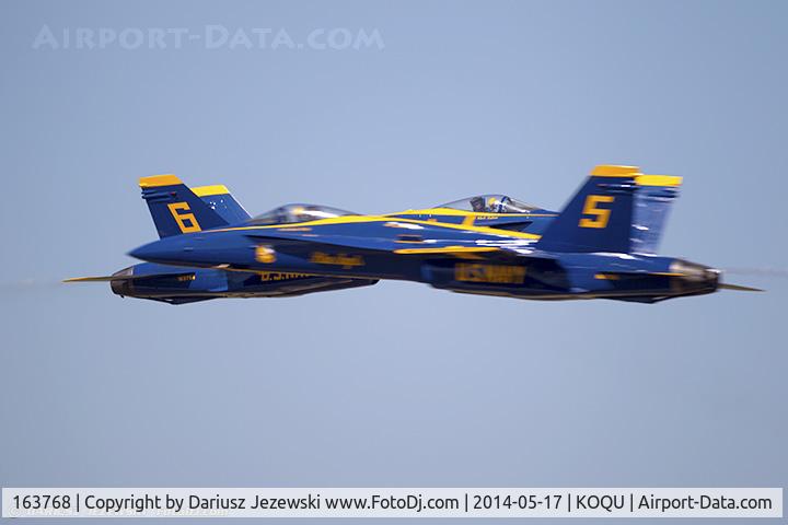 163768, 1989 McDonnell Douglas F/A-18C Hornet C/N 0848/C125, F/A-18C Hornet 163768 C/N 0848 from Blue Angels Demo Team  NAS Pensacola, FL