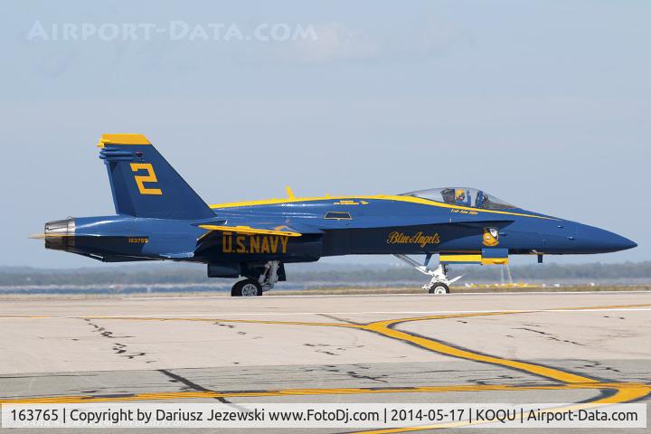 163765, 1989 McDonnell Douglas F/A 18C Hornet C/N 0845/C122, F/A-18C Hornet 163765 C/N 0845 from Blue Angels Demo Team  NAS Pensacola, FL