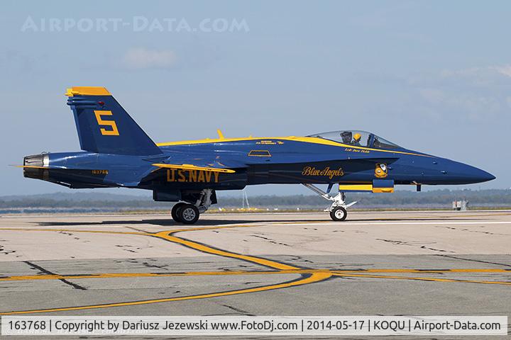 163768, 1989 McDonnell Douglas F/A-18C Hornet C/N 0848/C125, F/A-18C Hornet 163768 C/N 0848 from Blue Angels Demo Team  NAS Pensacola, FL