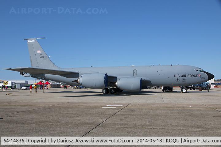 64-14836, 1964 Boeing KC-135R Stratotanker C/N 18776, KC-135R Stratotanker 64-14836  from 133rd ARS 157th ARW Pease ANGB, NH
