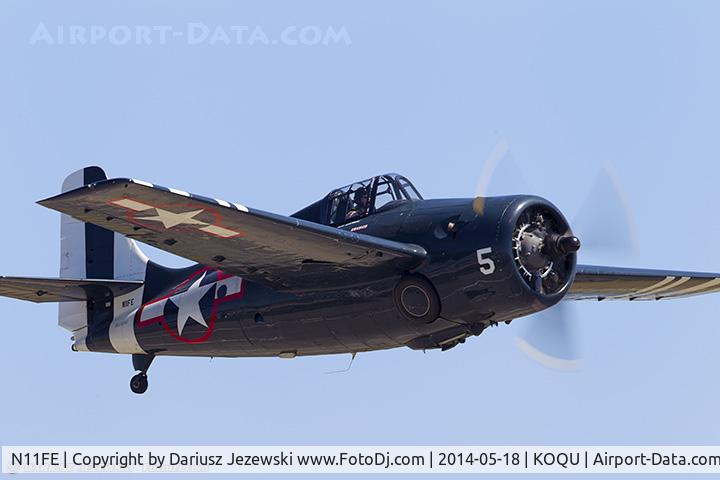 N11FE, 1945 General Motors FM-2 Wildcat C/N 5734, Grumman FM-2 Wildcat C/N 5734, N11FE