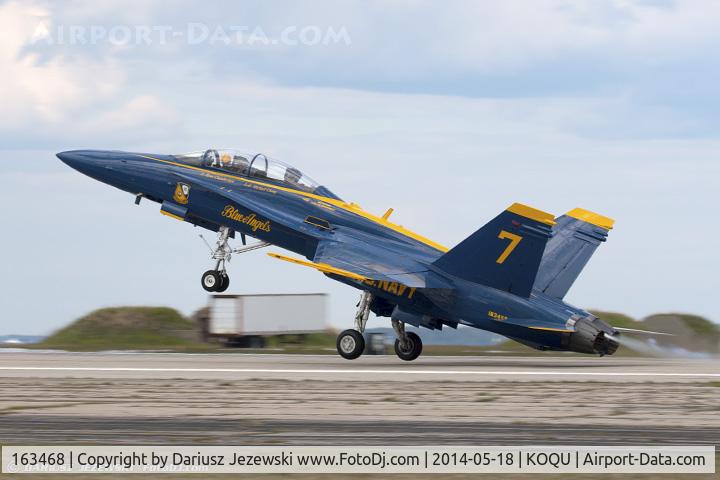 163468, McDonnell Douglas F/A-18D Hornet C/N 0691, F/A-18D Hornet 163468 C/N 0691 from Blue Angels Demo Team  NAS Pensacola, FL