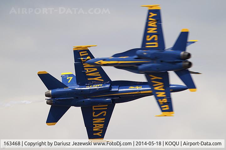 163468, McDonnell Douglas F/A-18D Hornet C/N 0691, F/A-18D Hornet 163468 C/N 0691 from Blue Angels Demo Team  NAS Pensacola, FL