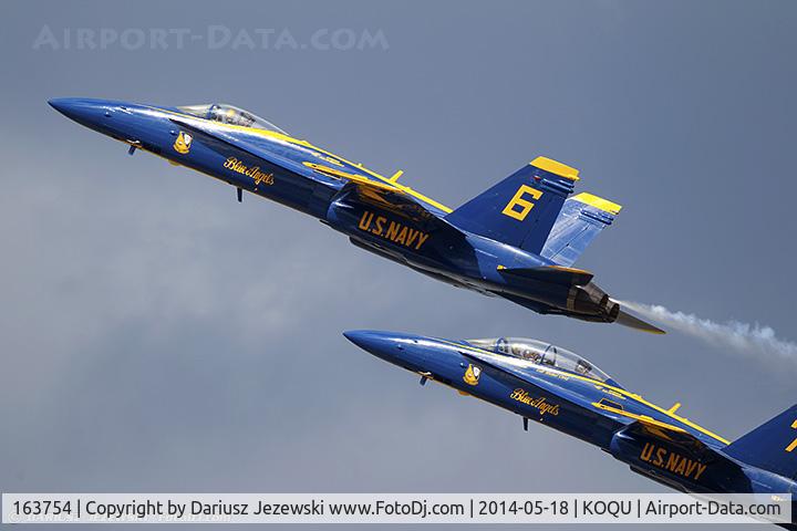 163754, 1989 McDonnell Douglas F/A-18C Hornet C/N 0829/C112, F/A-18C Hornet 163754 C/N 0817 from Blue Angels Demo Team  NAS Pensacola, FL