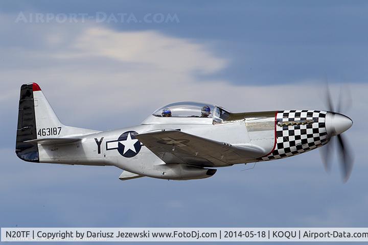 N20TF, 1967 North American (Cavalier) TF-51D Mustang C/N AF67-14866, North American TF-51D Mustang 
