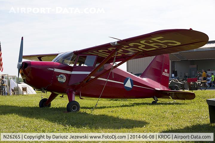 N26265, 1940 Stinson 10 C/N 7552, Stinson 10  C/N 7552, NC26265