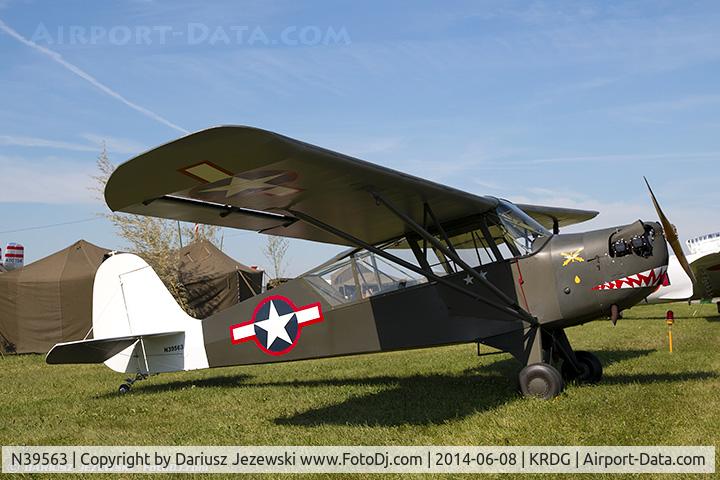 N39563, 1944 Aeronca 65-TAC C/N F5664TA, Aeronca 65-TAC L-3B  C/N F5664TA, N39563