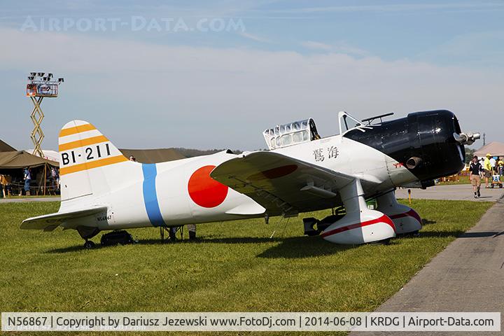 N56867, 1945 Consolidated Vultee BT-13B (SNV-2) Replica C/N 79-1220, Vultee BT-13B (SNV-2)  C/N 79-1220  - Val replica, N56867