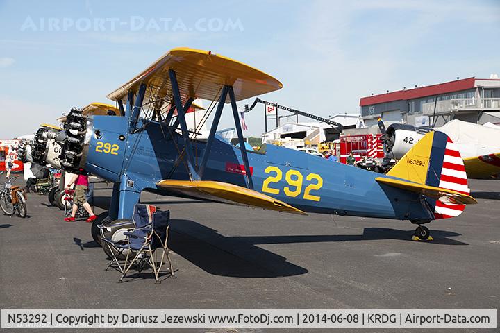 N53292, 1942 Boeing D75N1 C/N 75-3856, Boeing D-75N1 Stearman  C/N 75-3856, N53292