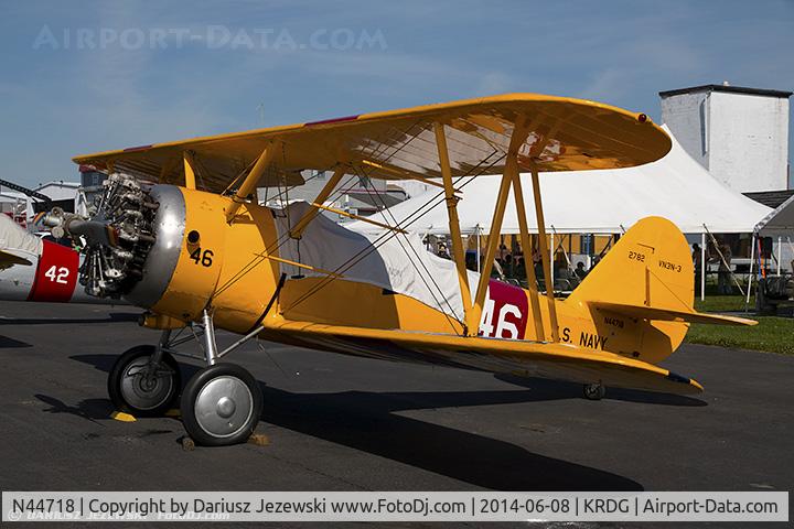 N44718, 1941 Naval Aircraft Factory N3N-3 C/N 2782, Naval Aircraft Factory N3N-3 Yellow Peril  C/N 2782, N44718