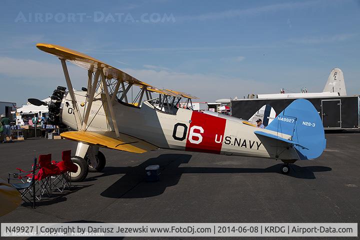 N49927, 1942 Boeing A75N1(PT17) C/N 75-2403, Boeing A-75N1 (PT-17) Stearman  C/N 75-2403, N49927