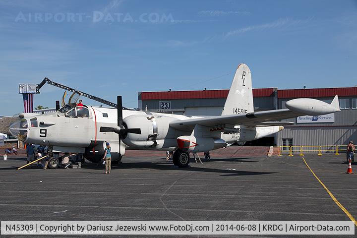 N45309, 1957 Lockheed SP-2H (P2V-7S) Neptune C/N 726-7180, Preserved as Lockheed P-2H Neptune 145915  C/N 726-7180
