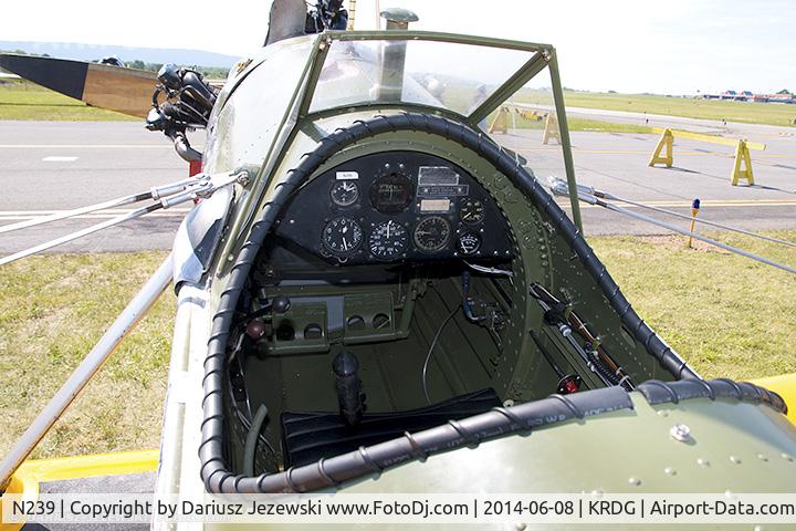 N239, 1943 Ryan ST3KR C/N 1325, Cockpit of Ryan Aeronautical ST-3KR (PT-22)  C/N 1325, N239