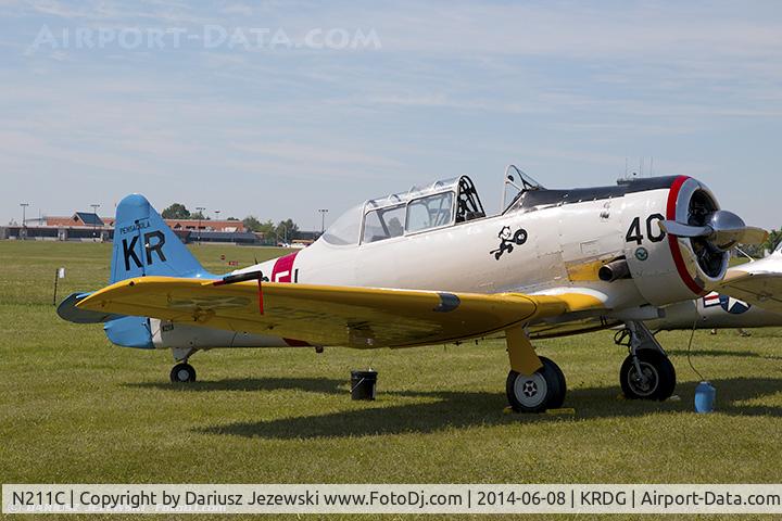N211C, 1947 Stinson 108-1 Voyager C/N 108-1965, North American SNJ-6  C/N 121-42318 - Kevin Russo, N211C