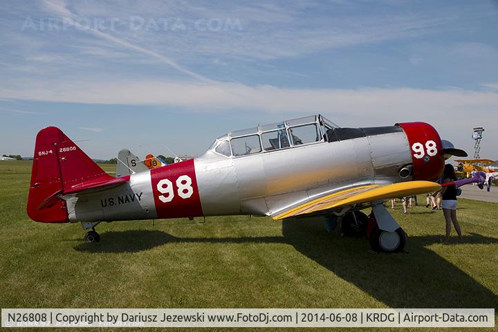 N26808, 1956 North American SNJ-4 Texan C/N 88-11452, North American SNJ-4 Texan  C/N 26808, N26808