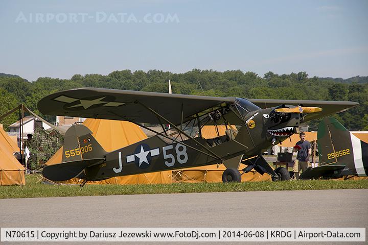 N70615, 1946 Piper J3C-65 Cub Cub C/N 17624, Piper J3C-65 Cub  C/N 17624, N70615