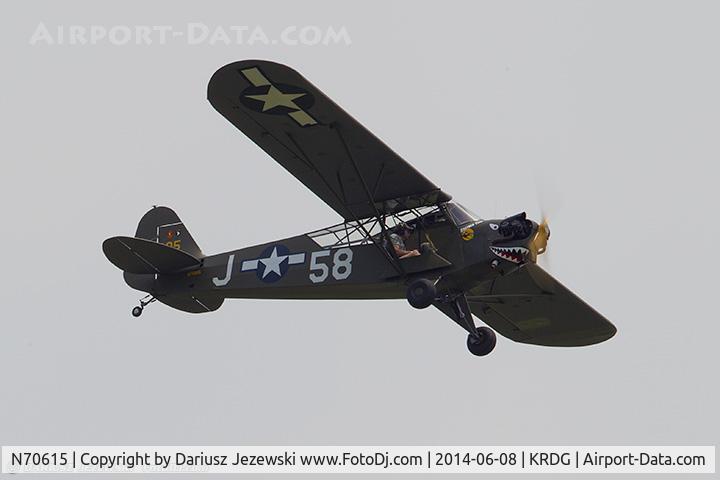 N70615, 1946 Piper J3C-65 Cub Cub C/N 17624, Piper J3C-65 Cub  C/N 17624, N70615