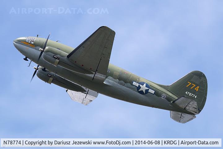 N78774, 1944 Curtiss C-46F Commando C/N 22597, Curtiss Wright C-46F Commando 