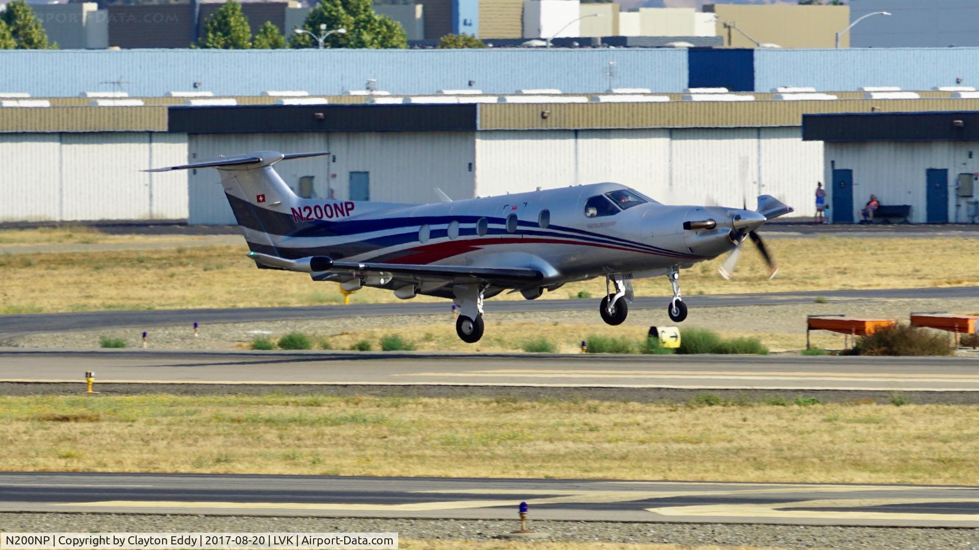 N200NP, 2016 Pilatus PC-12/47E C/N 1596, Livermore Airport California. 2017.