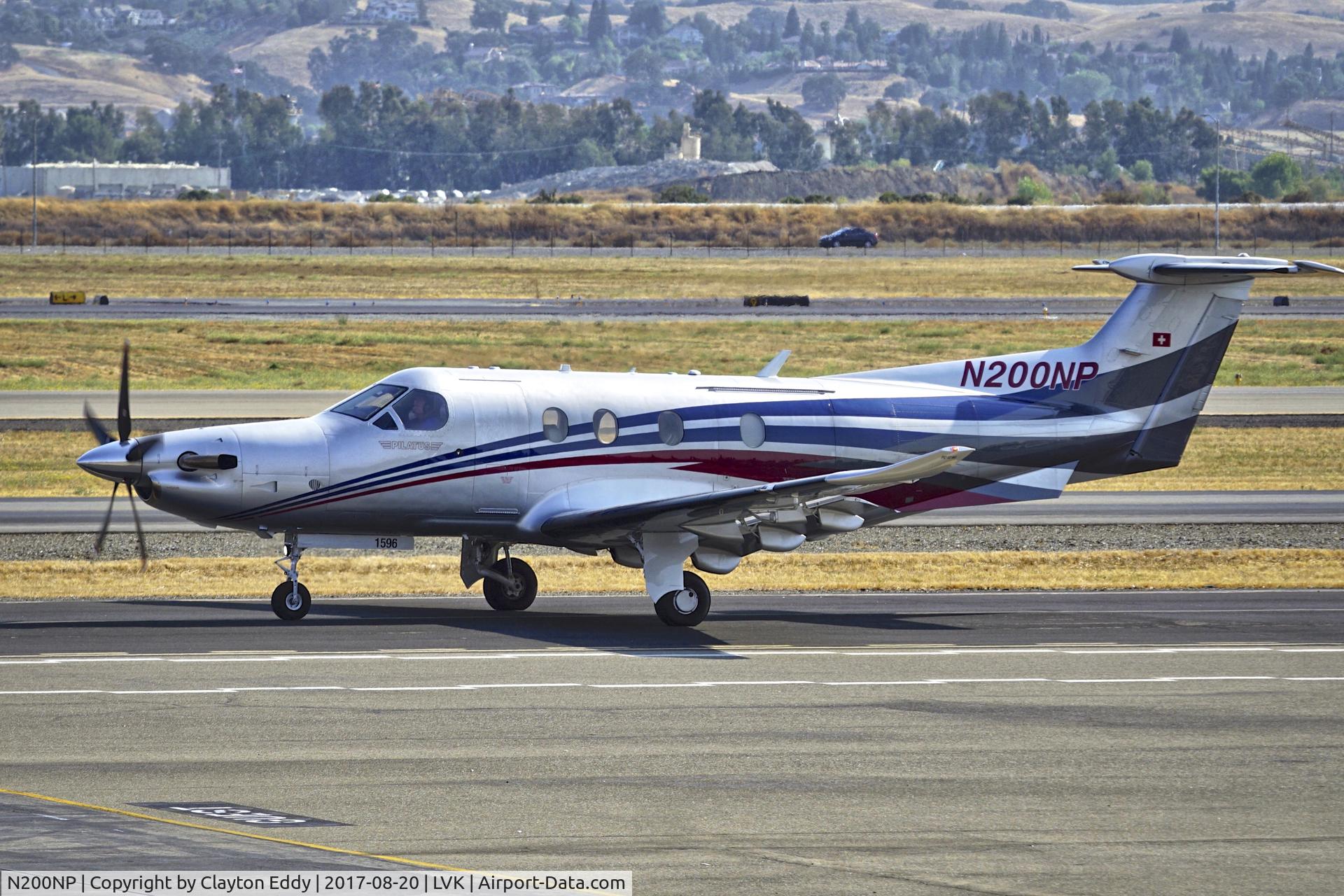 N200NP, 2016 Pilatus PC-12/47E C/N 1596, Livermore Airport California. 2017.