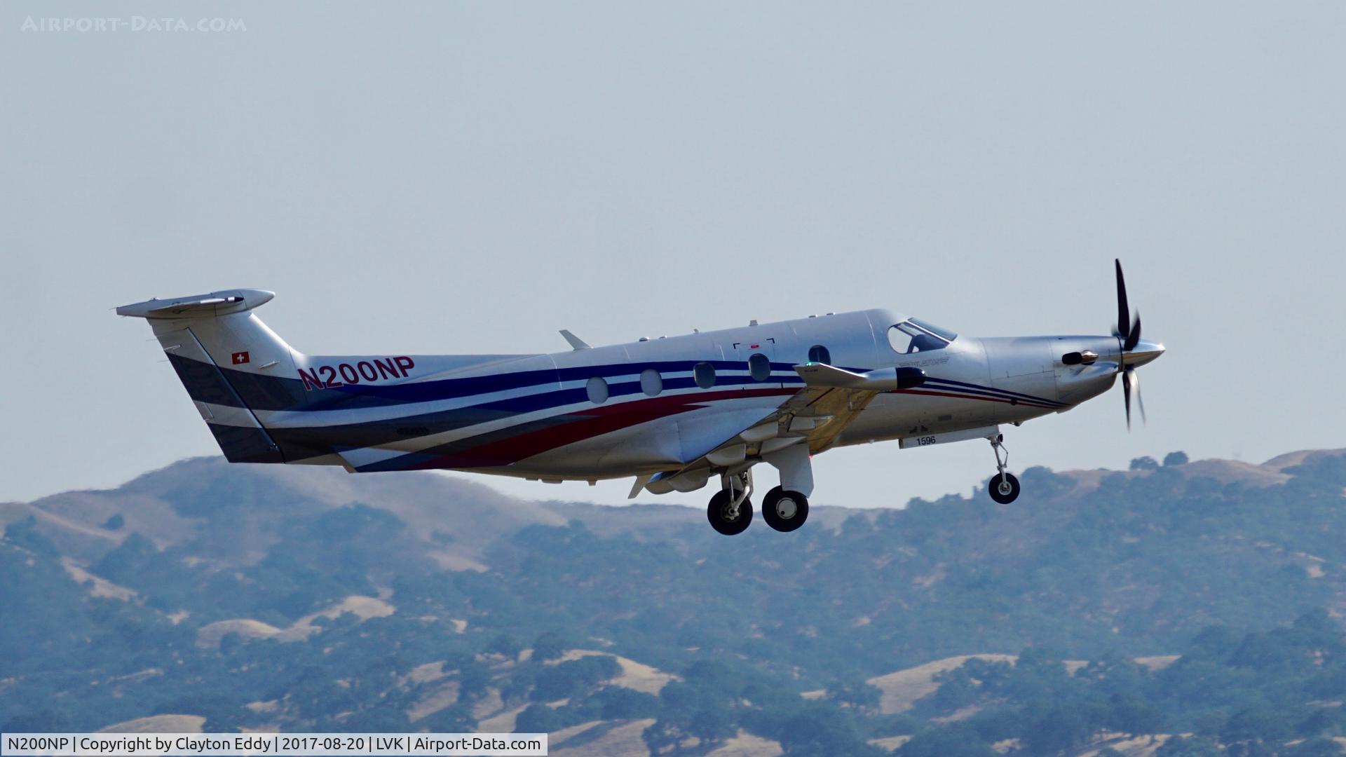 N200NP, 2016 Pilatus PC-12/47E C/N 1596, Livermore Airport California. 2017.