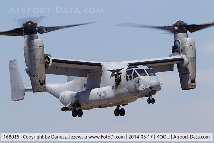 168015, Bell-Boeing MV-22B Osprey C/N D0145, MV-22B Osprey 168015 GX-33 from VMMT-204 