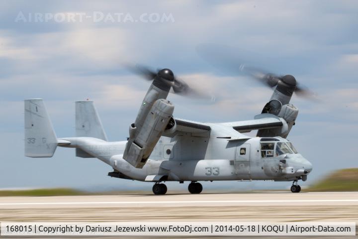 168015, Bell-Boeing MV-22B Osprey C/N D0145, MV-22B Osprey 168015 GX-33 from VMMT-204 