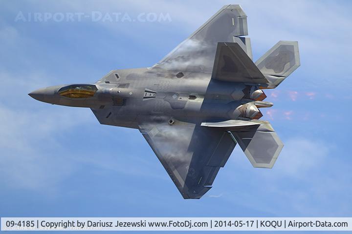 09-4185, Lockheed Martin F-22A Raptor C/N 4185, F-22 Raptor 09-4185 FF from 94th FS 