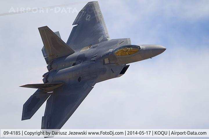 09-4185, Lockheed Martin F-22A Raptor C/N 4185, F-22 Raptor 09-4185 FF from 94th FS 