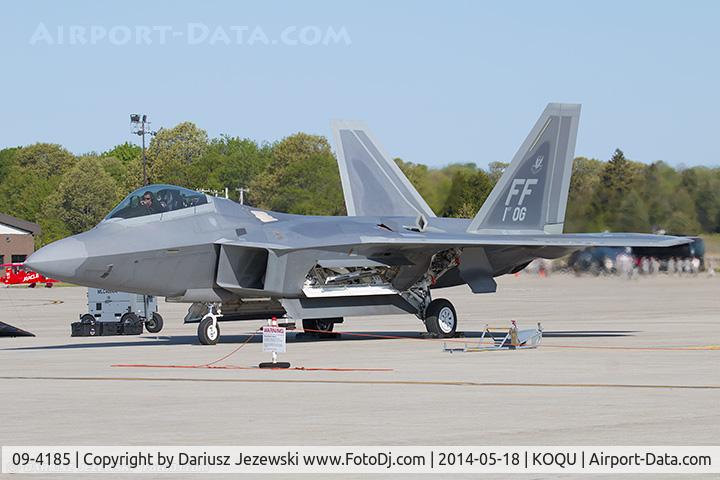 09-4185, Lockheed Martin F-22A Raptor C/N 4185, F-22 Raptor 09-4185 FF from 94th FS 