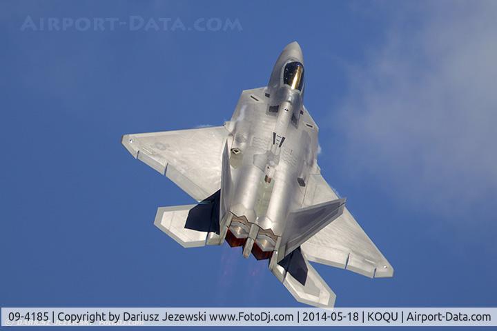 09-4185, Lockheed Martin F-22A Raptor C/N 4185, F-22 Raptor 09-4185 FF from 94th FS 