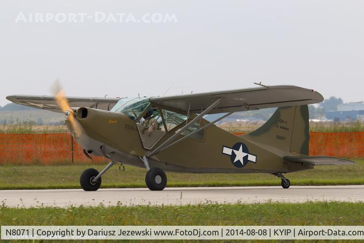 N8071, 1945 Stinson L-5E Sentinel C/N 44-18071, Stinson L-5E1 Sentinel 