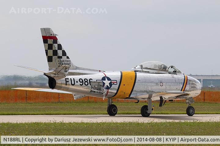 N188RL, 1952 North American F-86F Sabre C/N 191-682, North American F-86F (CWF86-F-30-NA) Sabre 