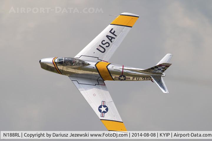 N188RL, 1952 North American F-86F Sabre C/N 191-682, North American F-86F (CWF86-F-30-NA) Sabre 