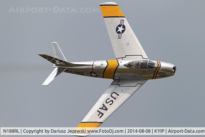 N188RL, 1952 North American F-86F Sabre C/N 191-682, North American F-86F (CWF86-F-30-NA) Sabre 